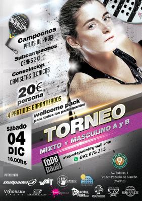 poster del torneo TORNEO MIXTO - MASCULINO