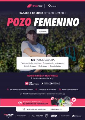 poster del torneo POZO FEMENINO VIMPADEL