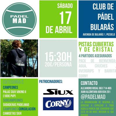 poster del torneo TORNEO DE PADEL