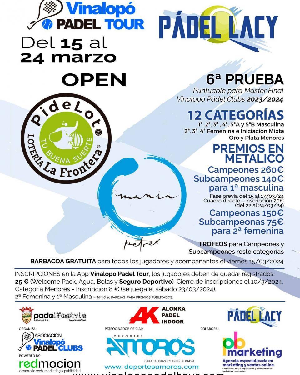 cartel del torneo