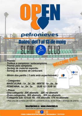 poster del torneo OPEN PETRONIEVES