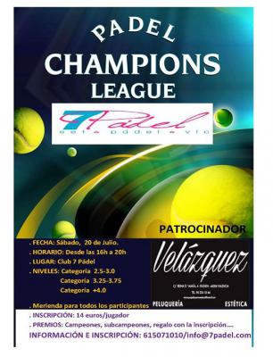 poster del torneo TORNEO CHAMPIONS LEAGUE