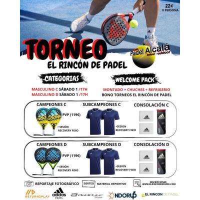 poster del torneo TORNEO EL RINCÓN DE PÁDEL