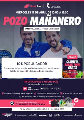 poster del torneo POZO MAÑANERO VIM PADEL