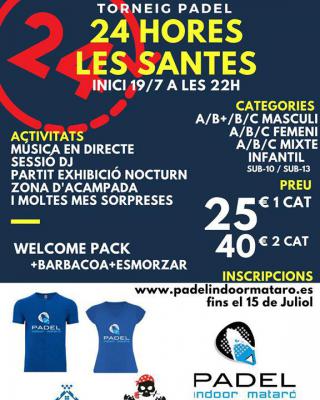 poster del torneo 24 HORES LES SANTES