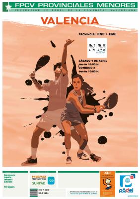 poster del torneo PROVINCIAL DE MENORES ENE+EME BY FLOW