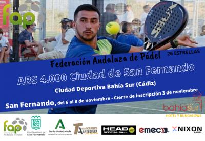 poster torneo ABS 4.000 CIUDAD DE SAN FERNANDO 