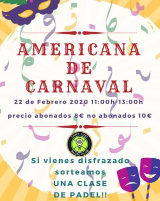 poster del torneo AMERICANA DE CARNAVAL