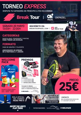 poster torneo TORNEO 03 CIRCUITO OK PADEL BY BREAK TOUR