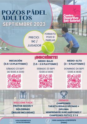 poster del torneo POZO INICIACIÓN CDSG