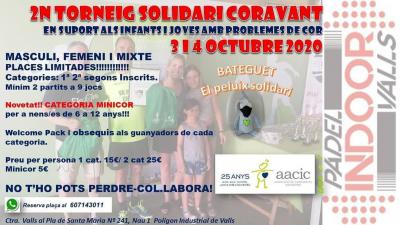 poster del torneo 2N TORNEIG SOLIDARI CORAVANT