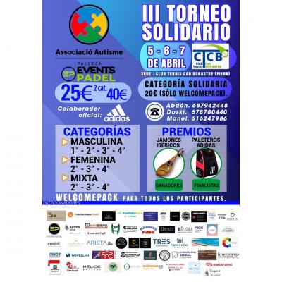 poster del torneo 3ER TORNEO SOLIDARIO POR EL AUTISMO