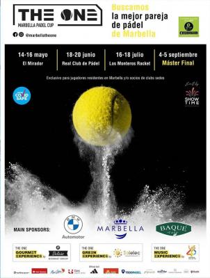 poster del torneo 2ª PRUEBA 2021 - THE ONE MARBELLA PADEL CUP