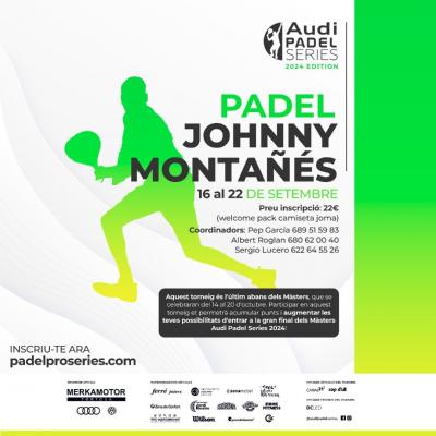 poster torneo MASTER AUDI PADEL SERIES