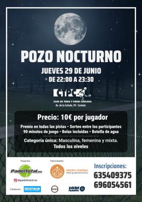 poster del torneo POZO NOCTURNO