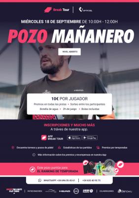 poster del torneo POZO MAÑÁNERO VIM PADEL