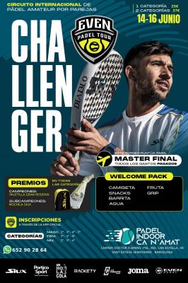 poster torneo 1ER CHALLENGER EVEN PADEL CANAMAT, MARTORELL