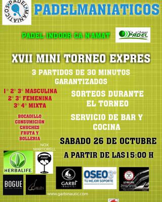 poster del torneo XVII MINI TORNEO EXPRES