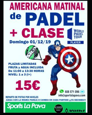 poster del torneo AMERCANA MATINAL + CLASE