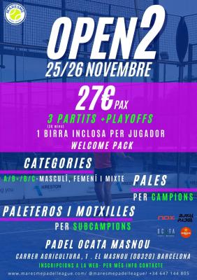 poster del torneo OPEN 2