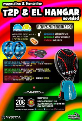 poster del torneo TORNEO T2P MASCULINO & FEMENINO