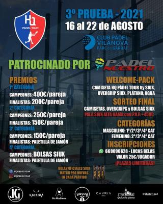 poster del torneo 3ª PRUEBA 2021