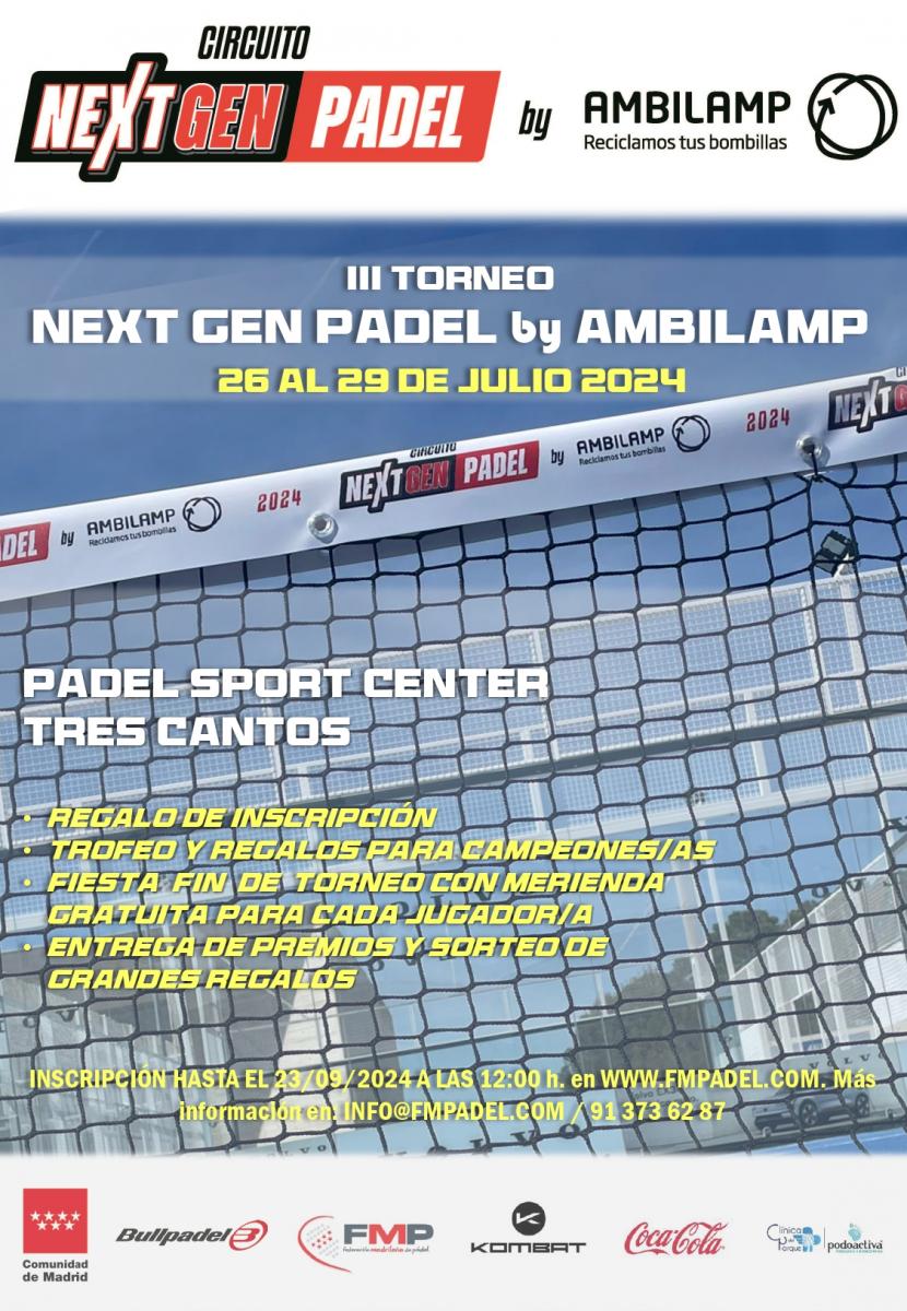 cartel del torneo