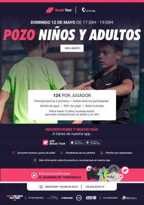 poster del torneo POZO NIÑOS Y ADULTOS VIMPADEL