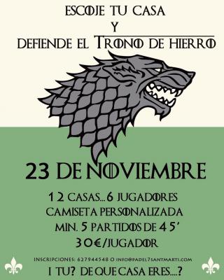 poster del torneo TORNEO DE PADEL