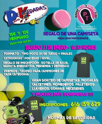 poster del torneo POZO PEKEDADAS