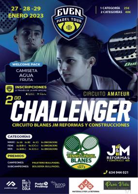 poster del torneo 2DO CHALLENGER EPT BLANES