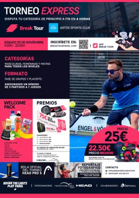 poster del torneo TORNEO 02 CET10 ARTÓS SPORTS CLUB BY BREAK TOUR