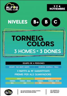 poster del torneo TORNEIG COLORS