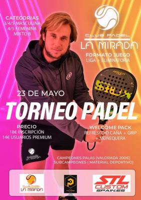 poster del torneo TORNEO DE PADEL