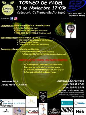 poster del torneo TORNEO SHOWTIME PADEL