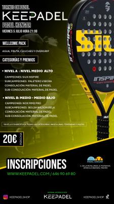 poster torneo TORNEO KEEPADEL & HANGAR DEL PÁDEL