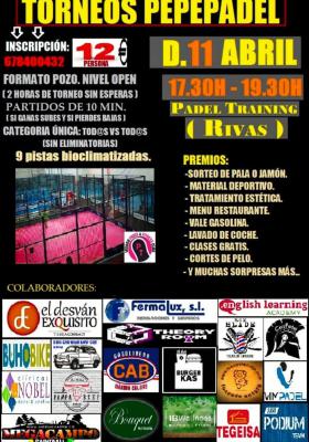 poster del torneo TORNEO PEPEPADEL