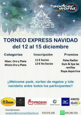 poster del torneo TORNEO EXPRESS DE NAVIDAD