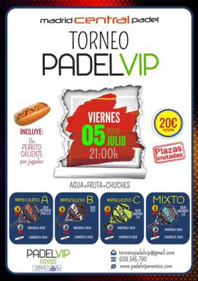 poster del torneo TORNEO PADEL VIP