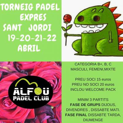 poster del torneo TORNEIG EXPRES SANT JORDI