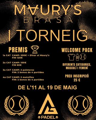 poster del torneo I TORNEIG MAURY'S BRASA