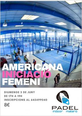 poster del torneo AMERICANA INICIACIÓ FEMENÍ