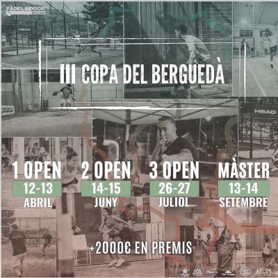 poster torneo II OPEN -  III COPA DEL BERGUEDÀ