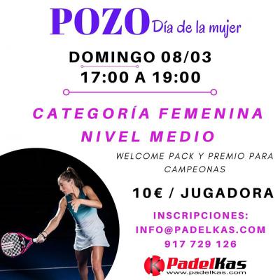 poster del torneo POZOS DE FIN DE SEMANA NIVEL MEDIO FEMENINO