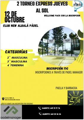 poster torneo 2 TORNEO EXPRESS JUEVES AL SOL