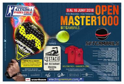 poster del torneo OPEN MASTER 1000