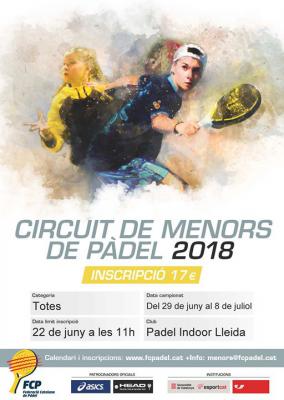 poster del torneo III SUPER GRAN SLAM DEL CIRCUIT DE MENORS