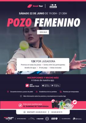 poster del torneo POZO FEMENINO VIMPADEL