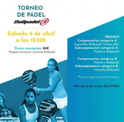 poster del torneo TORNEO FLAGSHIP BULLPADEL