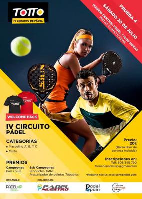 poster del torneo 4ª PRUEBA DEL CIRCUITO TOTTO